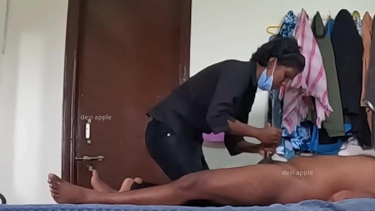 Leaked sex video horny sexy Kerala girl massages her jiju dick and sucks it  - Indian Porn 365