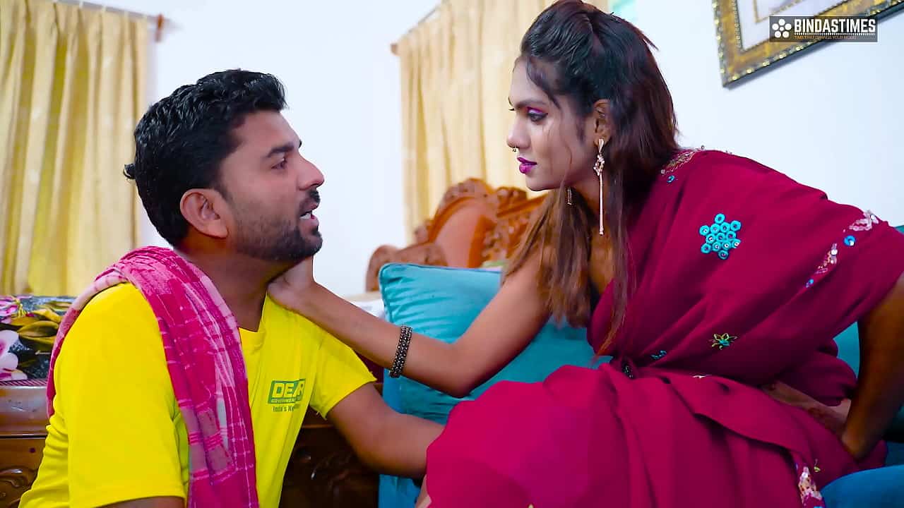 Bindastimes Latest Uncut Porn Short Film Desi Horny Bhabhi Seduces and Fucking with Servant