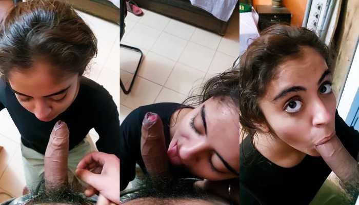 Xhamster Horny Girlfriend in Black Top Sucking Lover Big cock desi sex full videos